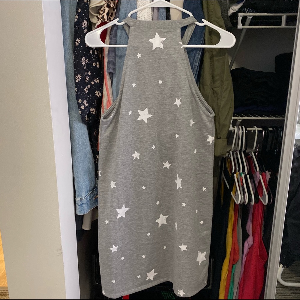 Honey Punch Star Gray Dress - Picture 3 of 3
